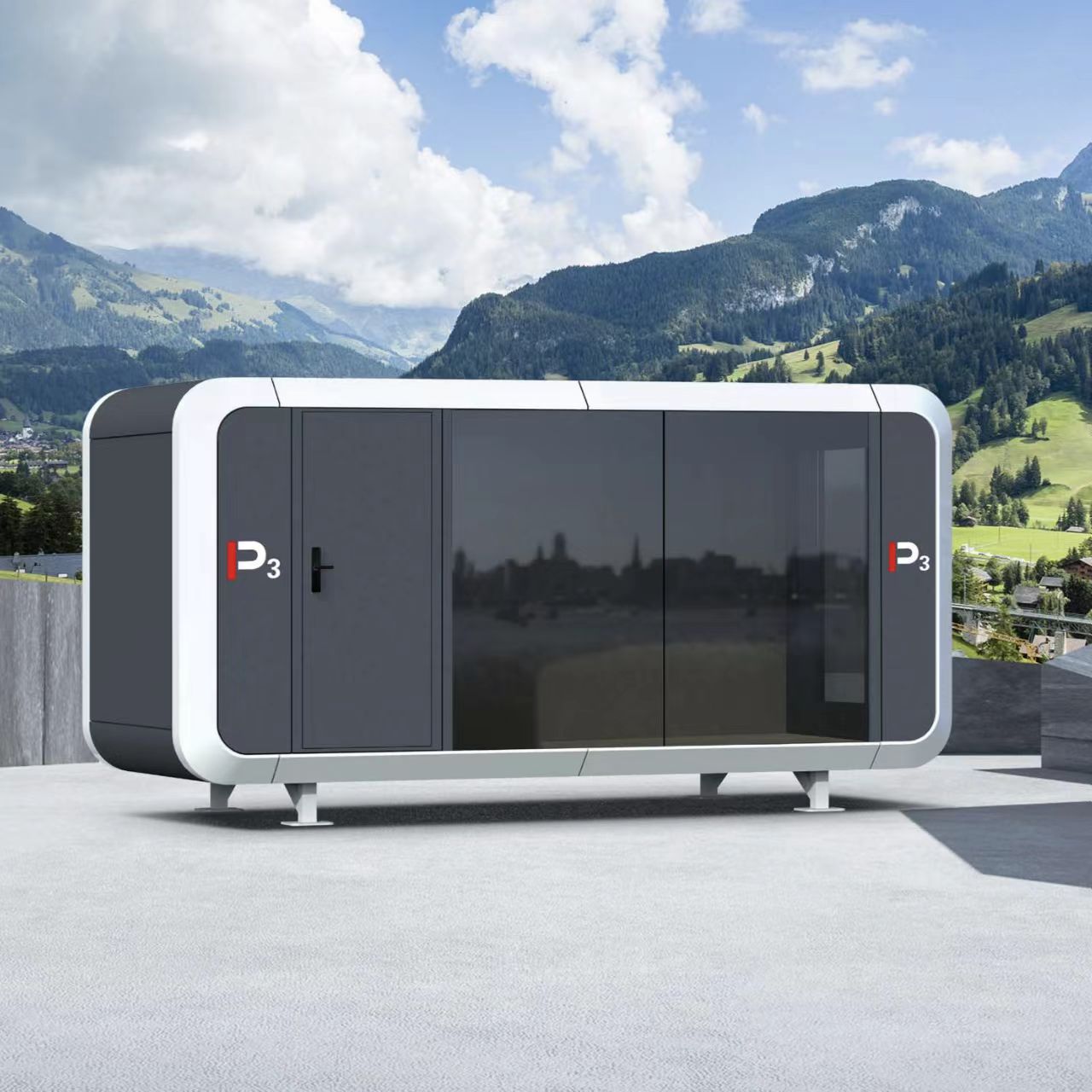 Cabina de manzana de acero de acero de alta calidad para hoteles y residencias de lujo