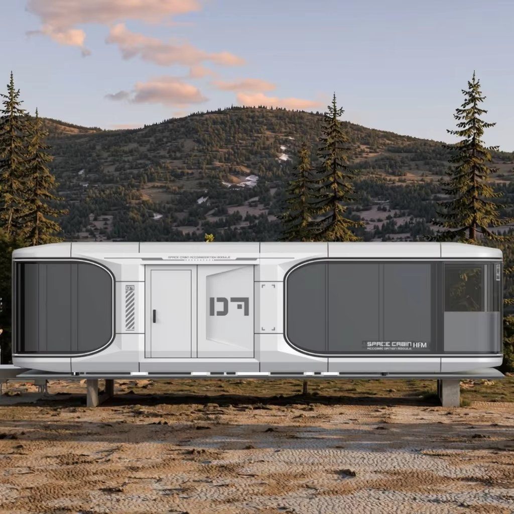  Espacio de calidad de alto rendimiento Casa cápsula D7 para acampar